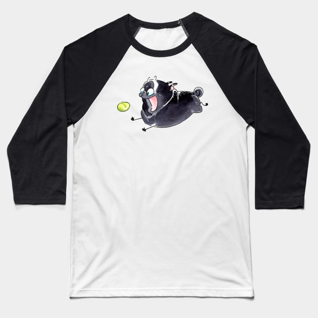 Ball Baseball T-Shirt by Inkpug